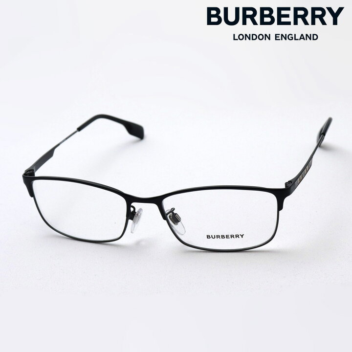 楽天市場 バーバリー メガネ 正規販売店 Burberry Be1357td 1003 伊達メガネ 度付き ブルーライト カット 眼鏡 Made In Italy スクエア ブラック系 グラスマニア Tokyo Aoyama