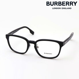 【バーバリー メガネ 正規販売店】 BURBERRY BE2344F 3878 EDISON エジソン 伊達メガネ 度付き ブルーライト カット 眼鏡 黒縁 Made In Italy スクエア ブラック系