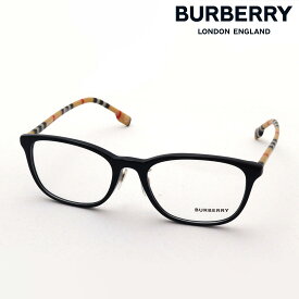 【バーバリー メガネ 正規販売店】 BURBERRY BE2371D 3853 伊達メガネ 度付き ブルーライト カット 眼鏡 Made In Italy スクエア ブラック系