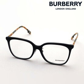【バーバリー メガネ 正規販売店】 BURBERRY BE2367F 3853 54 伊達メガネ 度付き ブルーライト カット 眼鏡 黒縁 Made In Italy スクエア ブラック系