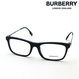 【バーバリー メガネ 正規販売店】 BURBERRY BE2384F 3464 伊達メガネ 度付き ブルーライト カット 眼鏡 Made In Italy スクエア ブラック系