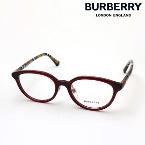 NewModel 【バーバリー メガネ 正規販売店】 BURBERRY BE2435D 4176 50 レディース 伊達メガネ 度付き ブルーライト カット 眼鏡 Made In Italy ボストン レッド系