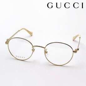 NewModel 【グッチ メガネ 正規販売認定店】 GUCCI GG1472OJ 001 伊達メガネ 度付き 眼鏡 Made In Japan レディース メンズ ラウンド ゴールド系