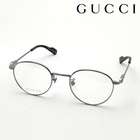 NewModel 【グッチ メガネ 正規販売認定店】 GUCCI GG1613OJ 003 伊達メガネ 度付き 眼鏡 メタル Made In Japan ラウンド シルバー系