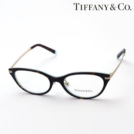 【ティファニー メガネ 正規販売店】 TIFFANY&Co. TF2210D 8134 伊達メガネ 度付き ブルーライト カット 眼鏡 WHEAT LEAF METAL Made In Italy フォックス トータス系 ブルー系