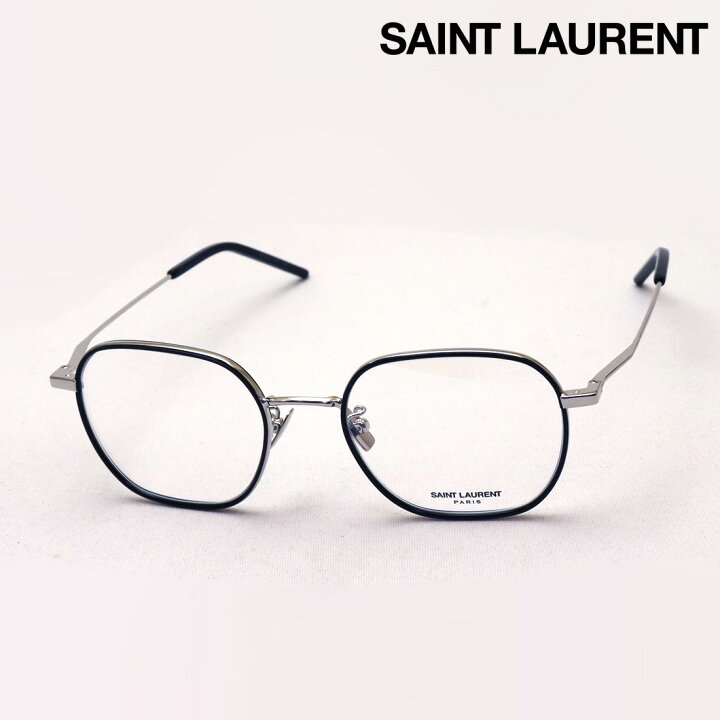 楽天市場 サンローラン メガネ 正規販売店 Saint Laurent Sl397f 004 サン ローラン 伊達メガネ 度付き ブルーライト カット 眼鏡 Made In Italy スクエア シルバー系 グラスマニア Tokyo Aoyama