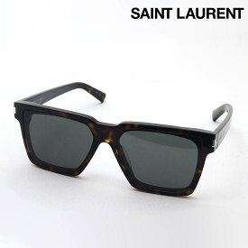 NewModel 【サンローラン サングラス 正規販売店】 SAINT LAURENT サン ローラン SL 610/F 002 Made In Italy NEW WAVE レディース メンズ スクエア トータス系