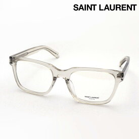 NewModel 【サンローラン メガネ 正規販売店】 SAINT LAURENT SL621 003 サン ローラン 伊達メガネ 度付き ブルーライト カット 眼鏡 Made In Japan レディース メンズ スクエア ベージュ系