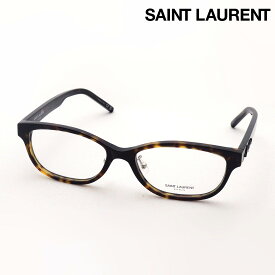 NewModel 【サンローラン メガネ 正規販売店】 SAINT LAURENT SL 629/J 002 サン ローラン 伊達メガネ 度付き ブルーライト カット 眼鏡 Made In Italy レディース メンズ オーバル トータス系