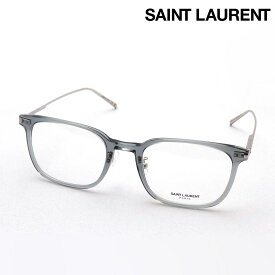 NewModel 【サンローラン メガネ 正規販売店】 SAINT LAURENT SL 632/J 003 サン ローラン 伊達メガネ 度付き ブルーライト カット 眼鏡 Made In Japan レディース メンズ スクエア グレー系