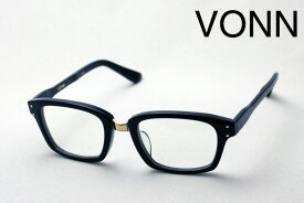 【VONN】 ヴォン メガネ VN-006 BLACK メガネ 伊達メガネ 度付き ブルーライト カット 眼鏡 コール KOL スクエア