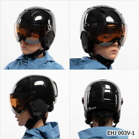 【ポイント20%還元】キッズ ジュニア バイザー付き ヘルメット スキー スノーボード スノボ イヴァルブ EVOLVE EHJ 003 全5カラー 子供用 ユース ウィンタースポーツ
