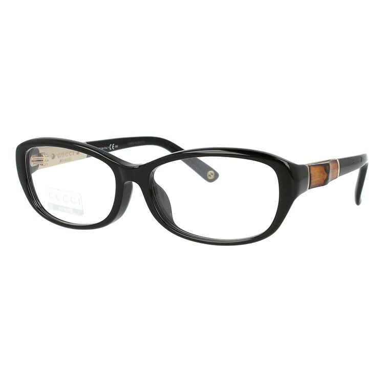 グッチ メガネ フレーム GG8002F 4UA 53サイズ アジアンフィット オーバル ユニセックス メンズ レディース バンブー UVカット  紫外線カット ブランド 度付きメガネ 伊達メガネ 【GUCCI】 | 眼鏡達人