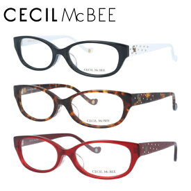 メガネ 眼鏡 度付き 度なし おしゃれ CECIL McBEE セシルマクビー CMF7019 全4色 52サイズ オーバル型 レディース 女性 UVカット 紫外線 ブランド サングラス 伊達 ダテ｜老眼鏡・PCレンズ・カラーレンズ・遠近両用対応可能