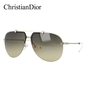 【訳あり】クリスチャンディオール サングラス 【Christian Dior】 DIOR CROISETTE4 DYJ/ED 62 シルバー/アイボリー レギュラーフィット（ノーズパッド調節可能） メンズ レディース