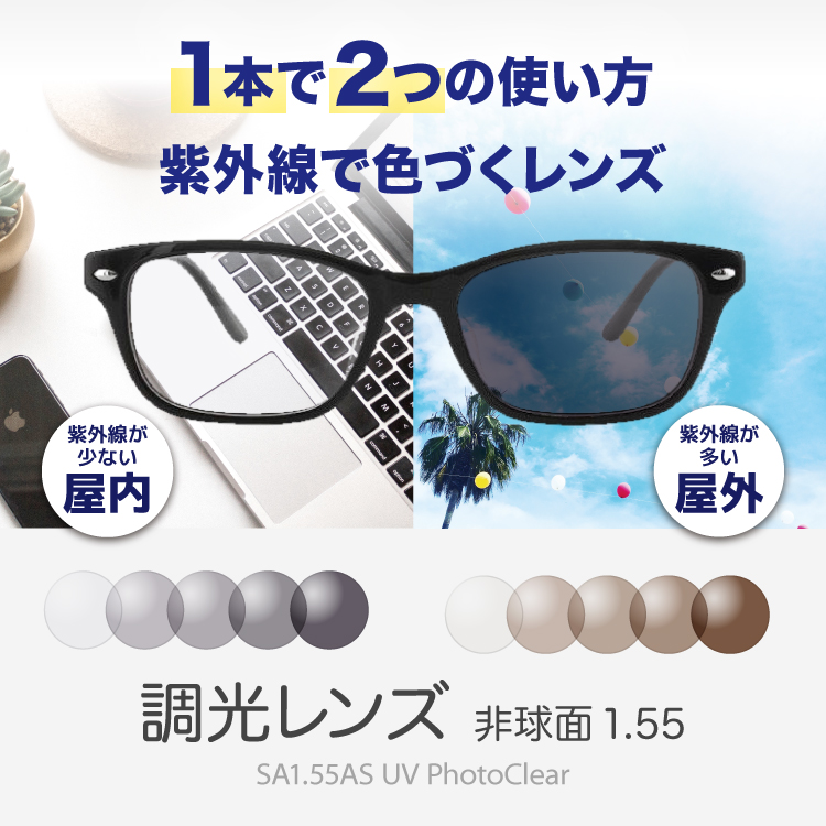 実物 エスエイビジョン SAビジョン 度付き サングラス 眼鏡 メガネ レンズ交換 交換費無料 カラーレンズ対応 他店購入フレーム対応可 球面1.60  薄型 フレーム