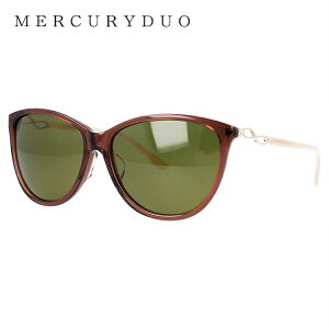 レディース サングラス MERCURYDUO マーキュリーデュオ MDS 9015-2 58サイズ アジアンフィット フォックス型 女性 UVカット 紫外線 対策 ブランド 眼鏡 メガネ アイウェア 人気 おすすめ