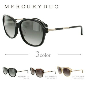 レディース サングラス MERCURYDUO マーキュリーデュオ MDS 9011 全3色 56サイズ アジアンフィット 女性 UVカット 紫外線 対策 ブランド 眼鏡 メガネ アイウェア 人気 おすすめ