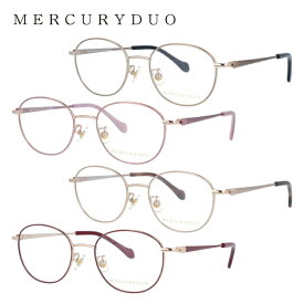 メガネ 眼鏡 度付き 度なし おしゃれ MERCURYDUO マーキュリーデュオ MDF6028 全4色 49サイズ オーバル型 レディース 女性 UVカット 紫外線 ブランド サングラス 伊達 ダテ｜老眼鏡・PCレンズ・カラーレンズ・遠近両用対応可能