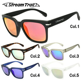 ストリームトレイル サングラス ミラーレンズ Stream Trail ST3003 全5カラー ウェリントン メンズ レディース ユニセックス