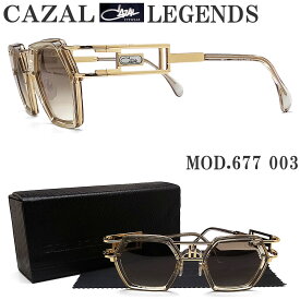 CAZAL LEGENDS カザールレジェンズ 677 003 サングラス クリアベージュ×シャンパンゴールド メンズ 男性 ドイツ製 ヘキサゴン型 ビンテージ ストリート ファッション