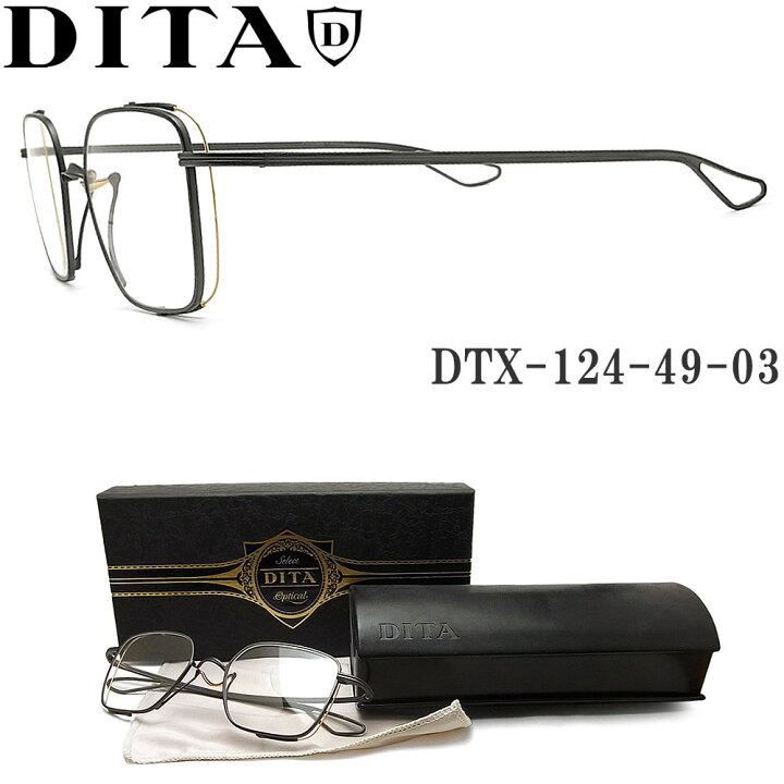 楽天市場】ディータ DITA メガネ DTX-124-49-03 【LINETO】 一山 