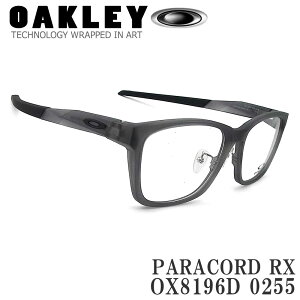 OAKLEY ���K�l OX8196D-0255 PARACORD RX �p���R�[�hRX �I�[�N���[ �ዾ �X�|�[�c �ɒB���K�l �x�t�� Satin Grey Smoke �����Y�E���f�B�[�X