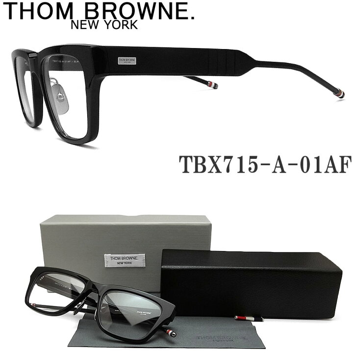 楽天市場】トムブラウン THOM BROWNE. メガネ TBX715-A-01AF BLK 眼鏡 