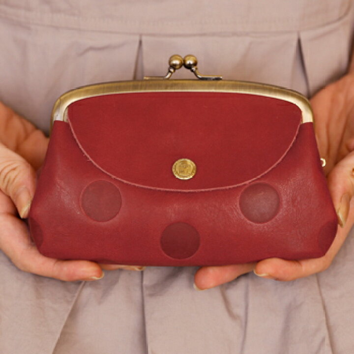 楽天市場】Kanmi. /カンミ キャンディ ルーフ親子がま口 WL17-72 [水玉  