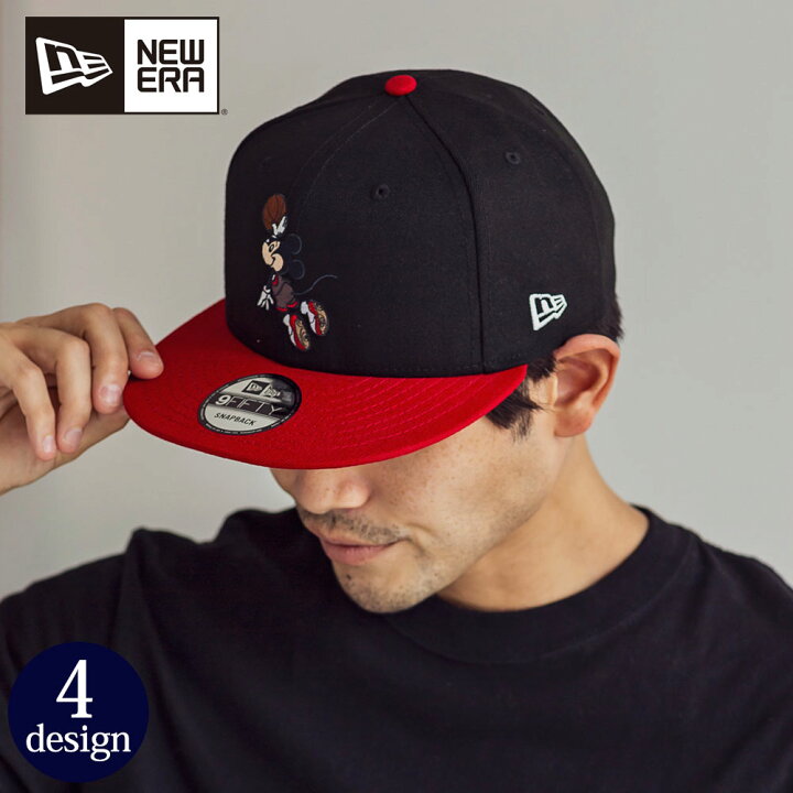 楽天市場 New Era ニューエラ キャップ 帽子 ディズニー ミッキーマウス 950 9fifty Disney Mickey フリーサイズ メンズ レディース 送料無料 名入れギフト豊富 グレンチェック