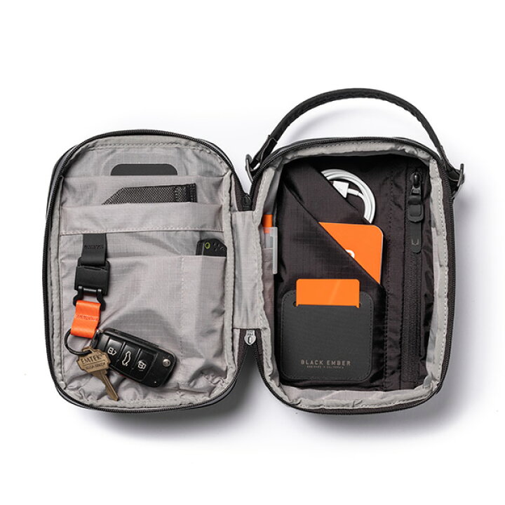 楽天市場】【正規品】Kompak ボディバッグ ショルダーバッグ [BLACK 