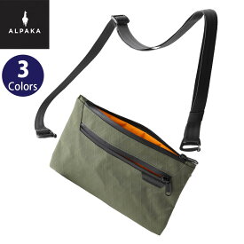 ZIP POUCH MAX スリング サコッシュ ショルダーバッグ 通勤 旅行 ビジネス 撥水 [ALPAKA/アルパカ][送料無料] Alpaka Gear alpaka gear [セール対象]