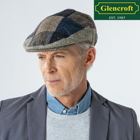 【Glencroft/グレンクロフト】英国製 ハリスツイード ハンチングキャップ 帽子 男性 メンズ Harris Tweed [送料無料]