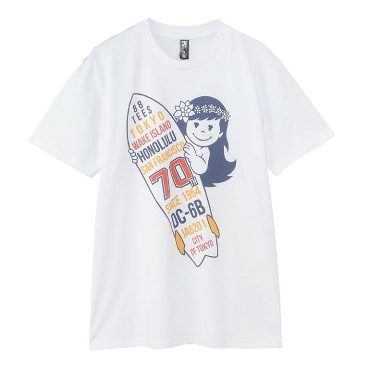 楽天市場】JAL国際線就航70周年＜88TEES＞JALオリジナルTシャツユニ 
