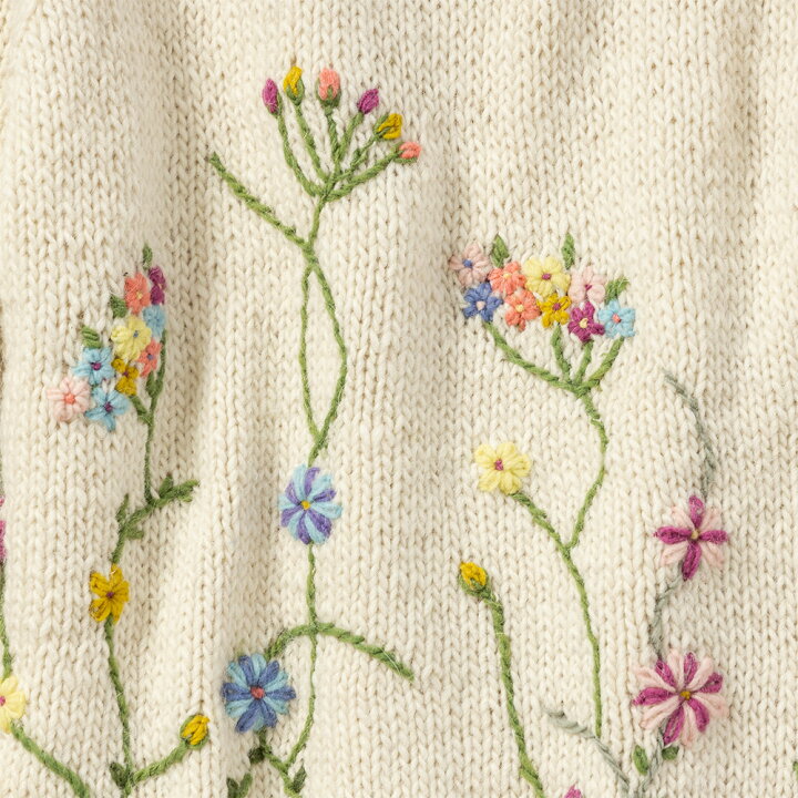 楽天市場】【最大1000円OFFクーポン付】ペルー製 アルパカ 花柄手刺繍 