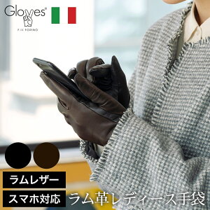LADIES' TOUCH LAMBSKIN �C�^���A�� ���f�B�[�X �O���[�u ��� �{�v �v ���U�[ �����X�L�� �X�}�[�g�t�H���Ή� �^�b�`�p�l���Ή�78-LA-L-4F[Gloves/�O���[�u�X] [�Z�[���Ώ�]