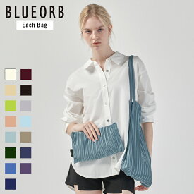 【日本正規代理店】Each Bag トートバッグ プリーツバッグ ポーチ付き レディース 韓国ファッション[BLUEORB/ブルーオーブ][セール対象]