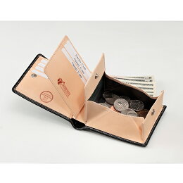 [名入れ無料]英国製ブライドルレザー二つ折り財布-BRITISHGREEN-【2017年NEWモデル】【送料無料】[メンズ2つ折り財布]