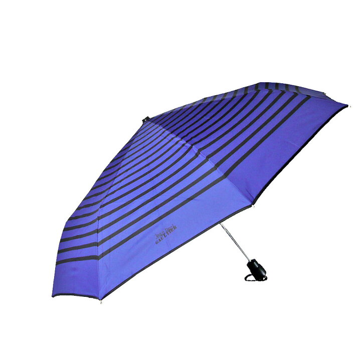 楽天市場】Jean-Paul GAULTIER ジャンポール ゴルチエ RAYES ストライプ 雨傘 折傘 JPG207ワンタッチ傘 自動開閉式  ボーダー 二つ折傘 折り畳み レディース ネイビー 黒 ブラック ギフト ソーシャルディスタンス : GLICINE