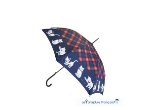 Le Parapuluie Francais ���E�p���v�����C�E�t�����Z ���P ���J���p LPF38�L���b�g �l�R �L �˂� �L�O�b�Y UV�J�b�g �����^�b�`�W�����v �����^�b�`�I�[�v�� �l�C�r�[ �`�F�b�N ���f�B�[�X �v���[��