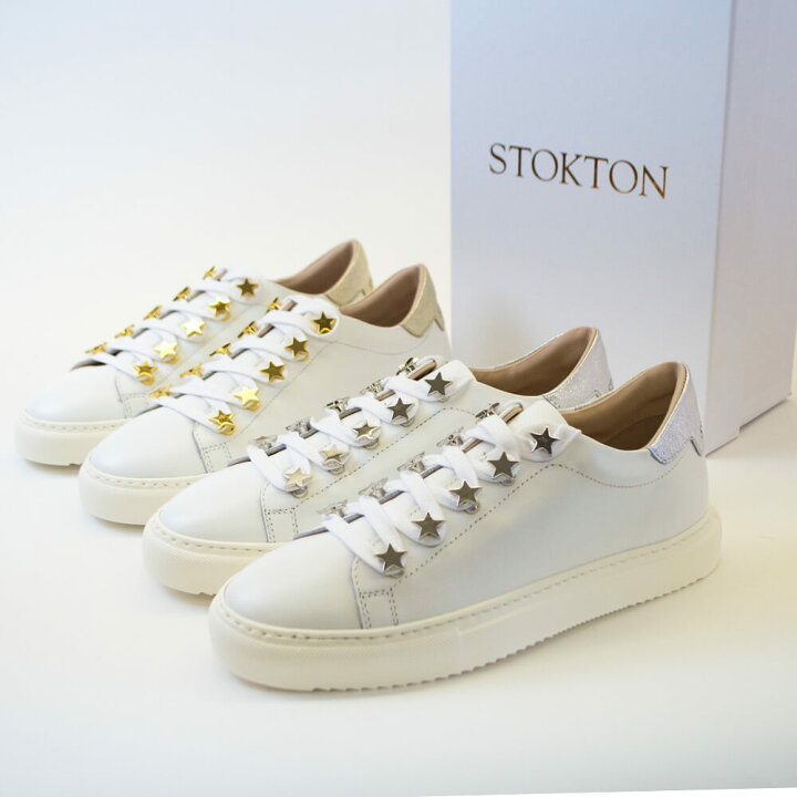 楽天市場】STOKTON ストックトン 星スタッズ レザースニーカー 