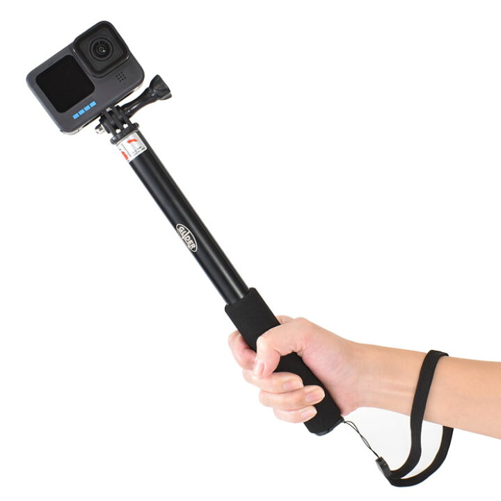 楽天市場】GoPro 用 アクセサリー 自撮り棒 4段伸縮グリップ (go100 