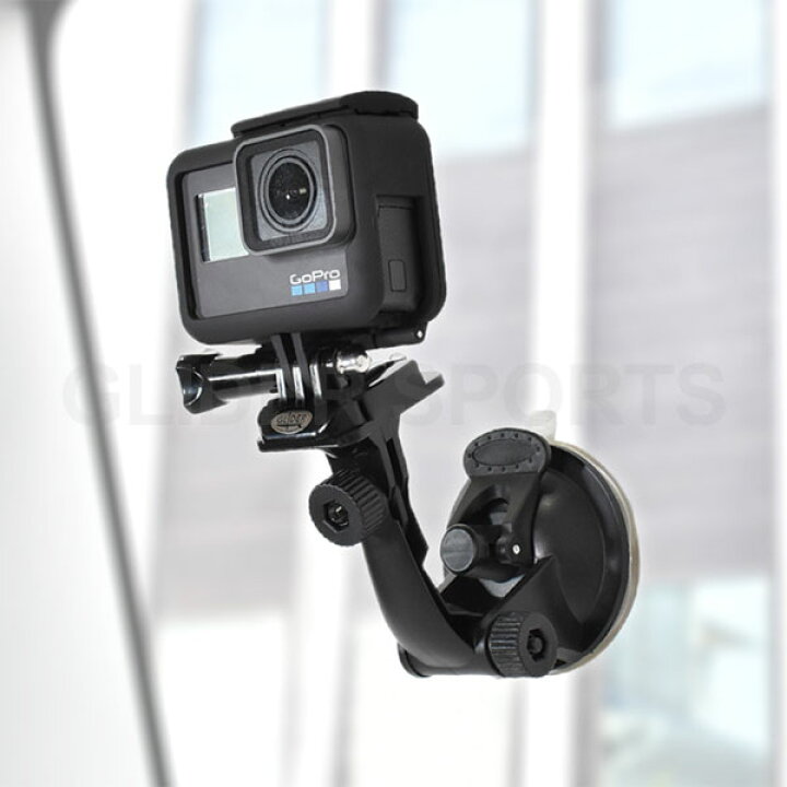 楽天市場 Gopro 用 アクセサリー ベースマウント付吸盤マウント Gp17j ゲルタックシート付き エクシール社製 レバー式 車 ドラレコ ゴープロ 用 Max Hero10 9 8 Osmo Action オスモアクション アクションカメラ対応 粘着シート ゲルシート 送料無料 Glider Sports