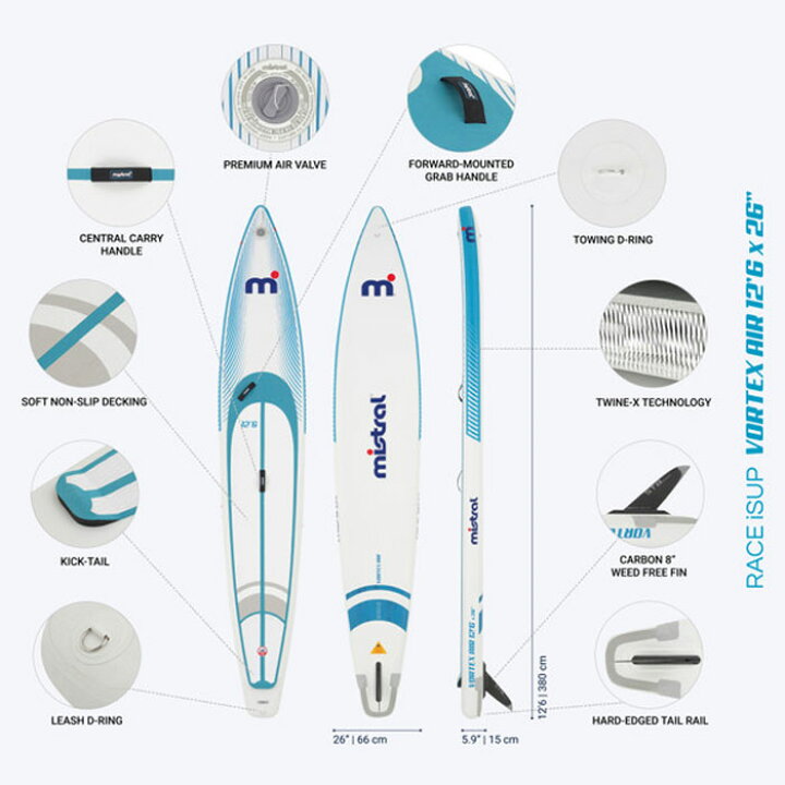 楽天市場】ミストラル MISTRAL SUP サップ Vortex Air 12