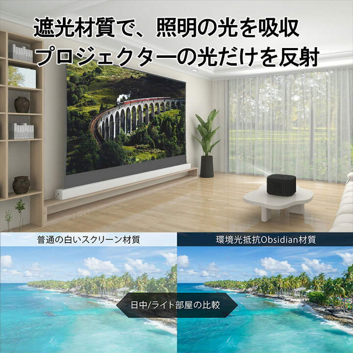 楽天市場】【長焦点LEDプロジェクター用】VIVIDSTORMプロジェクター 