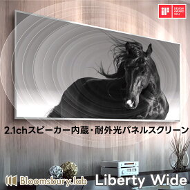 【4/16まで20％OFFクーポン】Bloomsbury Liberty Wide 2.1chスピーカー内蔵・耐外光パネル型 プロジェクタースクリーン 102インチ JMGO N3 Ultimate／O2S Ultra 4K／N1S Ultimate/Ultra/Pro 4K 超短焦点／長焦点対応 大画面 高画質 高音質 ホームシアター 壁掛け式 薄型