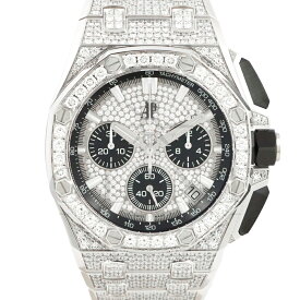 オーデマピゲ（AUDEMARSPIGUET）ロイヤルオーク オフショア クロノグラフ 26423BC.ZZ.2100BC.01〔18Kホワイトゴールド〕〔ブリリアントカットダイヤモンド〕〔腕時計〕〔未使用品〕【中古】