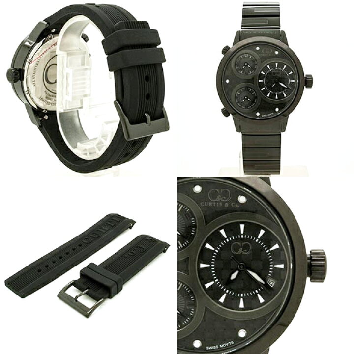 楽天市場】カーティス（CURTIS & CO.）BIG TIME WORLD 42mm（Black 