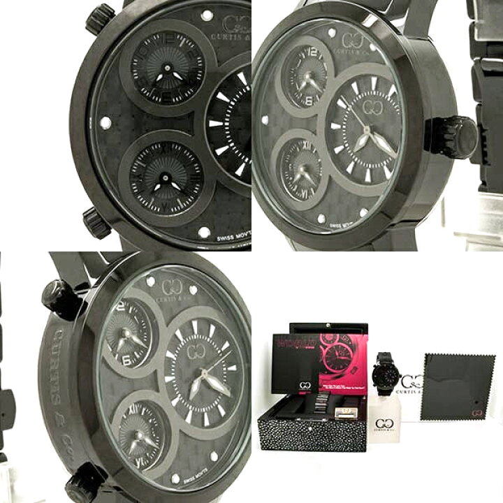 楽天市場】カーティス（CURTIS & CO.）BIG TIME WORLD 42mm（Black 