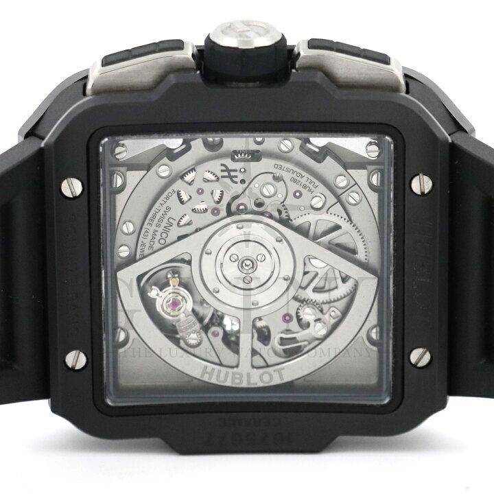 楽天市場】ウブロ（HUBLOT）スクエアバン ウニコ ブラックマジック 821 